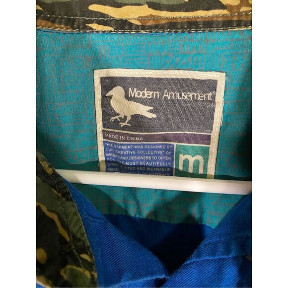 Modern Amusement Button Up Top - Picture 3 of 6